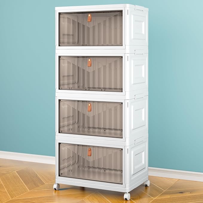 Wise Oannes Closet Organizers and storage, Storage cabinet with Wheels - Image 8