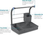 Polder Under Sink Storage Caddy, Kitchen and Bathroom Organization and Storage with Tray, Easy-to-Assemble, 16.75" x 10.5" x 16.5" - Image 6