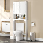 Yaheetech Over the Toilet Storage Cabinet, Bathroom Organizer, White - Image 4