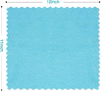 Orighty Microfiber Cleaning Cloth - 24 Pack, Blue Cleaning Rags 12x11 inch - Image 6