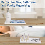 Spacewiser Silicone Countertop & Vanity Bathroom Tray – 2 PC 11.7" - Image 6