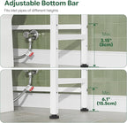 Simple Trending 2-Tier Over The Toilet Storage with 2 Fabric Drawers - Image 6