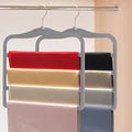 Closet Organizers and Storage,Pants Hangers Space Saving Velvet Hanger | Organization and Storage,Dorm Room Essentials for College Students Girls,Home Organization Scarf Jeans Hangers-2 Pack by JUUBAOOPN