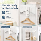 Magnetic Hanger Organizer for Washing Machine & Closet Laundry Room,Hanger Storage Rack Stacker - Image 5