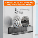 2Pack Magnetic Basket Organizer Holder for Fridge | Magnetic Storage Bin Box Containers, For Refrigerator Whiteboard Classroom - Image 5