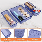 SpaceHacks 25 PCS Plastic Drawer Organizer, 4-Size Versatile Organizer Trays & storage Bins - Image 3
