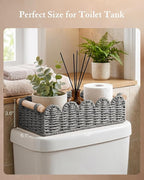 Toilet Paper Storage Basket for Toilet Tank, Bathroom Organizer - Image 3