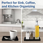 Spacewiser Countertop & Vanity Silicone Tray – 2 PC Small 7.7" Soap Tray - Image 6