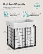 SONGMICS Laundry Hamper, Collapsible, 11 Gal. (50L) - Image 7