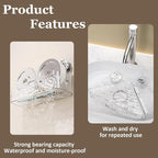 Shower Caddy Suction Cup, Wall Mounted Rack Organizer Removable Bathroom Shelf, No Drilling Larger Storage Rack Upgraded, Bathroom Suction Caddy - Image 5