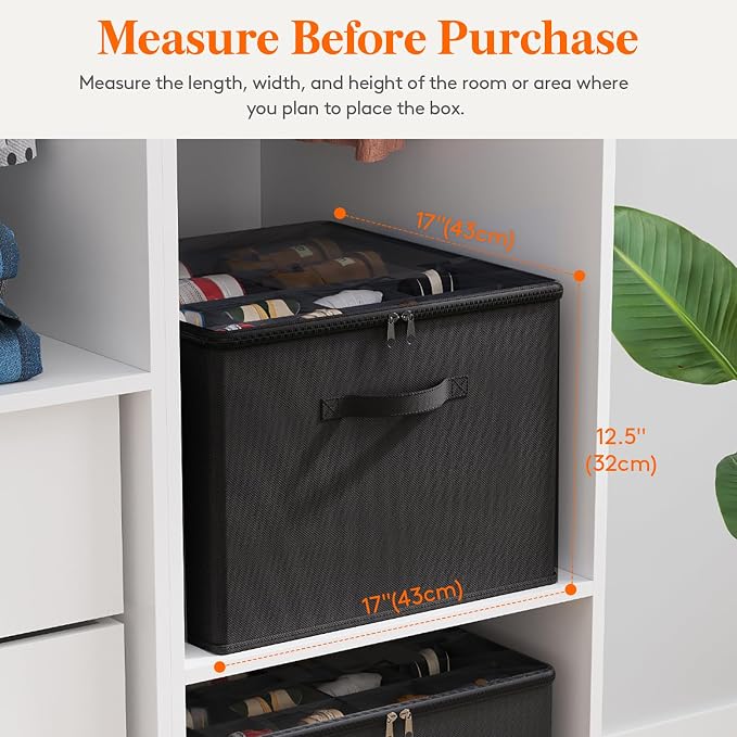 Lifewit Shoe Storage Organizer for Closet, Holder Box, 3 Pack, Black - Image 4