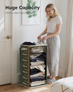 SOLEDI 100L Laundry Hamper with Lid, Large Collapsible Laundry Basket - Image 3