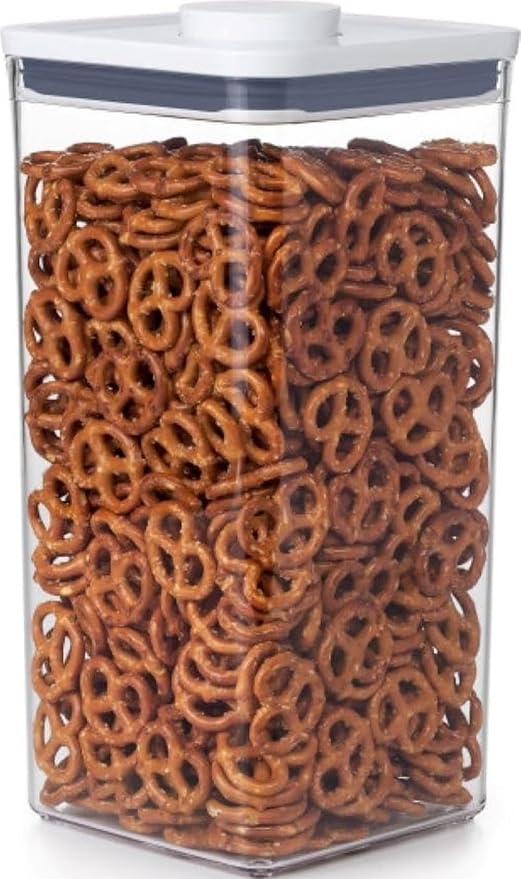 OXO Good Grips POP Container - Airtight Food Storage - Big Square Tall 6.0 Qt Ideal for bulk snacks and cereal by OXO