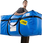 TAILI 1 Pack 69 Gallon Extra Large Storage Bags with Visible Window,Blue by TAILI