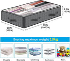 BiCINE 8 Pack Under Bed Storage, 90L Foldable Closet Containers Organizers | Under Bed Storage Bins, Underbed Storage Bags for Wrapping Paper, Blanket, Towels, Clothes, Comforter, Sweaters, Linen Sheet - Image 3