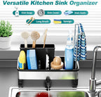 Ewaiira Stainless Steel Sink Caddy, Sponge Holder for Kitchen Sink 9.8″ - Image 3