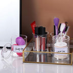 4 Pcs Acrylic Qtip Holder Dispenser for Cotton Swabs, Balls, Floss Picks - Image 8