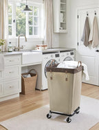 StorageWorks 160L Laundry Basket with Wheels, Rolling Hampers for Clothing - Image 6