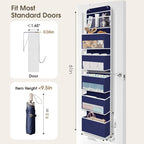 1Pack Over The Door Organizer Large Capacity Hanging Storage Room Organizer | 40 lb Capacity, Ultra-Sturdy, Detachable, Mesh Design with Clear Window, Space-Saving Organizer for Pantry, Nursery & Closet - Image 2