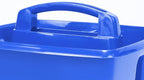 Storex Classroom Craft Caddy, 3 Compartment Plastic Organizer with Carry Handle, Assorted Colors, 9.25 x 5.25 x 9.25 Inch, Case of Six 5-Packs (00941U06C) - Image 4