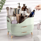 Pajiriona Makeup Organizer with Drawers, Green Skincare Organizer for Vanity, Storage Box with Handle, Large Cosmetic Display Case for Dresser, Bathroom Countertop - Image 4
