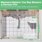 Under Sink Organizer 2 Pack, High Adjustable 2 Tier Under Sink Organizers and Storage, Slide out Metal Cabinet Organizers, Pull out Storage Drawer Shelf for Kitchen Bathroom Cabinet (White) - Image 6
