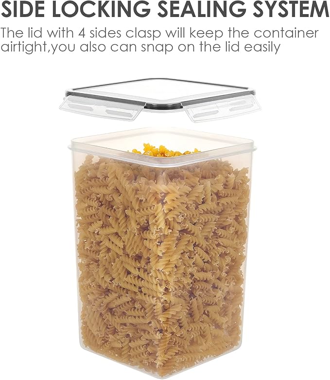 Vtopmart Extra Large Airtight Food Storage Containers, 6.5L, 4 Pcs - Image 3