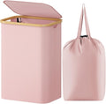 Lifewit 80L Large Laundry Basket with Lid, Removable Bags, Pink by Lifewit