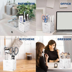 Diatomite Toothbrush Holders Tooth Brush Organizer - Marble White - Image 6