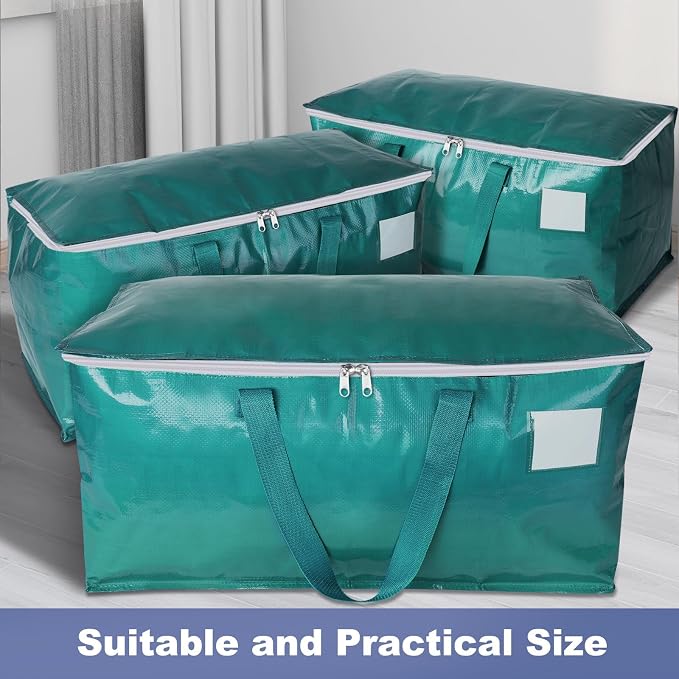 StorageRight Moving Bags, Moving Boxes, 93L 6-Pack Sotrage Bags Totes,Green - Image 5