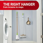 Command Large White Broom Grippers, 6 Grippers, 16 Strips - Image 7