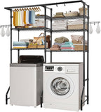 VEVOR Over Washer and Dryer Storage Shelves 6-Tier Laundry Room Drying Rack by VEVOR