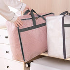 Fixwal Storage Bags 4 Pack 75L XL Mesh Clear for Blankets Clothes Comforter - Image 6