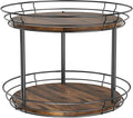 LAMU 2 Tier Lazy Susan Turntable Rotating Spice Rack Organizer for Cabinet by YourHome-OrganizationHelper