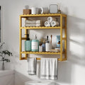 Galood Over The Toilet Storage Bathroom Shelves Wall Mounted Yellow by Galood