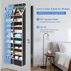 Univivi Upgraded Over the Door Organizer for Baby Nursery, Black, 6-Shelf - Image 8