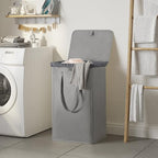 WOWLIVE 100L Laundry Hamper with Lid, Tall Dirty Laundry Basket for Dorm - Image 2