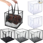 Zopeal 6 Pack Collapsible Mesh Laundry Basket, Multicolor, Single-layer by Zopeal