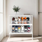 20 Pack Adjustable 50% Space-saving Shoe Slots Organizer, Clear - Image 2