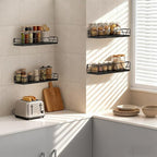 Floating Shelves Set of 4, Wood Wall Shelf, Farmhouse Shelf for Bedroom - Image 4