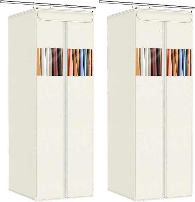 Zilink Clear Garment Bags for Hanging Clothes Garment Storage Bags 54 in by Zilink
