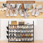 OYREL Shoe Rack 5 Tier 20-25 Storage Capacity Shoes Organizer - Image 6