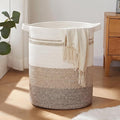 OIAHOMY 60L Laundry Basket Laundry Hamper Nursery Hamper Gradient Yellow by MasterofSpaceOptimization