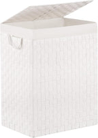YOUDENOVA Handwoven Laundry Basket Hamper with Removable Liner Bag and Lid by YOUDENOVA