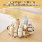 INCOSTAR Lazy Susan 2 Pack, 10.6 Inch Clear Turntable for Kitchen Cabinet - Image 4