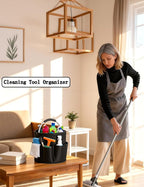 Cleaning Caddy with Handle, for Cleaning Supplies Organizer Bucket - Image 4