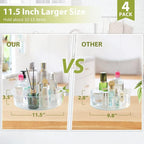 Guzon 2 Pack Lazy Susan Turntable, 11.5" Rotating Organizer with Handles - Image 5