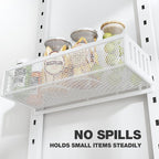Pantry Door Organizers and Storage,8-Tier Large Wide Metal Heavy-Duty Frame Over the Door Spice Rack, 2 in 1 Wall-Mounted or Hanging shelf for Kitchen, Bathroom, Laundry Room, Bedroom, Closet &Nursery - Image 3