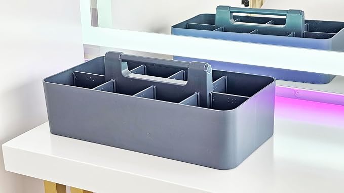 -Large Carry Caddy Bin Basket Portable Office Desk Storage DIY- MADE IN USA (Orion Gray) - Image 6