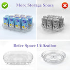 Incostar 360° Rotating Lazy Susan Turntable Organizer - Multifunctional 11.8" x 8.7" Rectangular Organizer for Refrigerator, Cabinet, Pantry, and Kitchen Countertop - Image 5